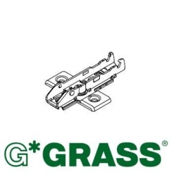 Grass TIOMOS 1D HINGE PLATE cross-mount H03 - 3 way adjustable Screw-on F058139748228