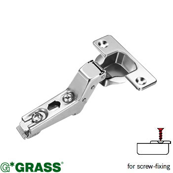 Grass Click-on HINGE 100 deg C15 Inset Screw-on Mepla pattern F015072736236