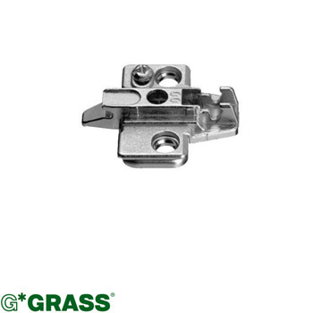 Grass NEXIS screw-on HINGE PLATE cross-mount H00 Height-adjustable F060073144236 ** ex SA **