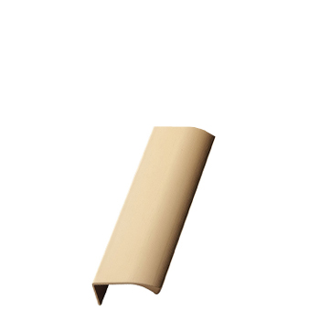 Furnipart handle EDGE STRAIGHT 100mm Brushed Brass and Lacquered F1133