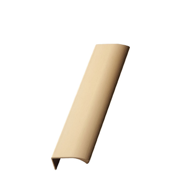 Furnipart handle EDGE STRAIGHT 200mm Brushed Brass and Lacquered  F460