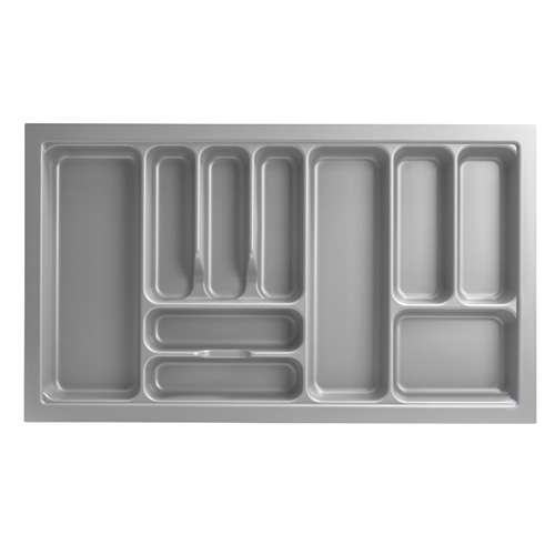CUTLERY TRAY ABS 880mm x 540mm x 60mm Grey Gloss