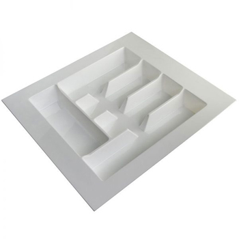 CUTLERY TRAY KCI01 WHITE PLASTIC 450mm WIDE X 435mm DEEP