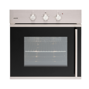 Euro EO60SOSX 60cm Side Opening Multifunction Built-in Oven - Stainless/Black