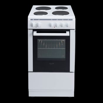 Euro VALENCIA 50cm Freestanding Electric Oven 4 X Solid EGO Hob