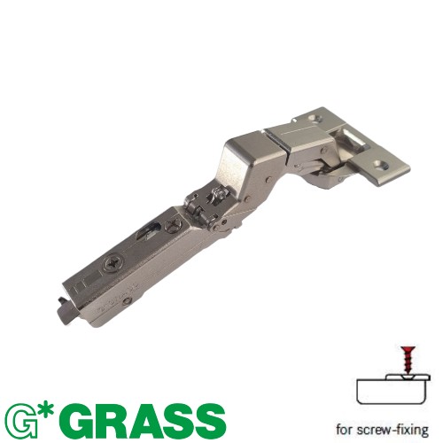 Grass TIOMOS screw-on HINGE shallow 9mm CUP 110 C03 overlay Blum Pattern  soft-close