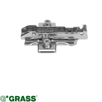 Grass TIOMOS euro-screw 1D HINGE PLATE cross-mount H03 - 3 way adjustable F058139763228