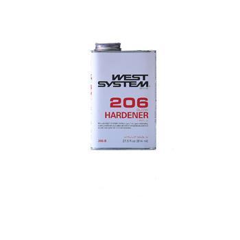West EPOXY SLOW HARDENER only H206 4ltr