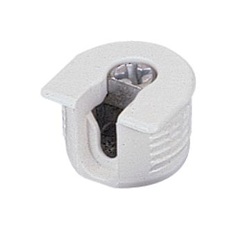 VB 35M/16 OW KD Cam fitting for 16mm board WHITE