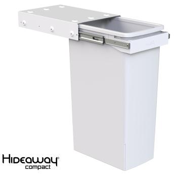 Hideaway Compact bin KC140SCH Handle pull 1 x 40ltr White SOFT CLOSE