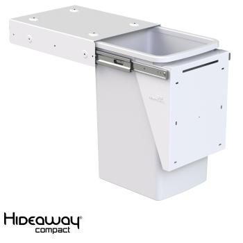 Hideaway Compact bin KC20D Door Pull 1 x 20ltr  White
