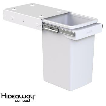 Hideaway Compact bin KC20H Handle pull 1 x 20ltr White