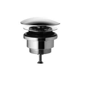 MUSHROOM UNIVERSAL 32/40 PLUG & WASTE WITH OR WITHOUT OVERFLOW CHROME