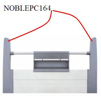 NOBLE Inner Drawer Plastic connectors for 164mm front panel per pair