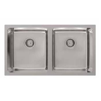 PLATINUM INSET DBL BOWL ONLY 807mm x 450mm 2 x 28 Litres