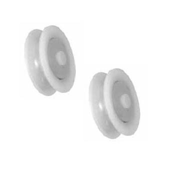 Cowdroy S928 CONCAVE NYLON ROLLER 2 x 23mm rollers with 4.9mm axle