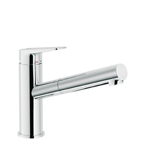 LUXE VOMANO 8102/C SINK MIXER WITH PULLOUT SPRAY CHROME