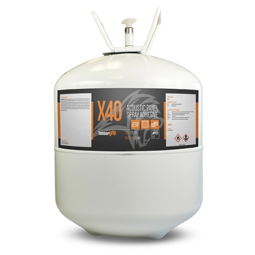 TENSORGRIP X40 ACOUSTIC CONTACT ADHESIVE - 22L CANISTER CLEAR