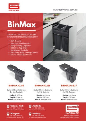 Galvin BinMax Range