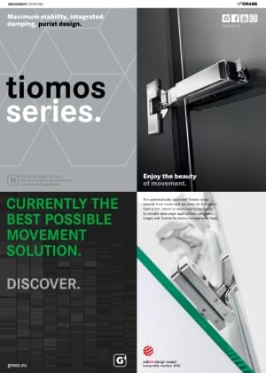 Grass Tiomos Cabinet Hinge Brochure Cover