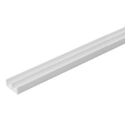 Bottom Plastic Track for 4mm Glass Door White