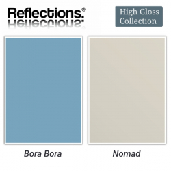 Reflections Splashback Bora Bora & Nomad Metallic