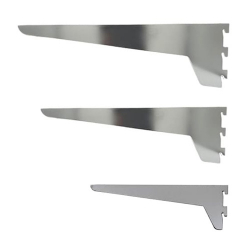 Shopfitting Shelf Brackets Nickel Plate
