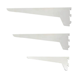 Shopfitting Shelf Brackets Powder Coat White