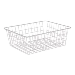 Pull Out Wire Basket 523W x 500D x 140H White