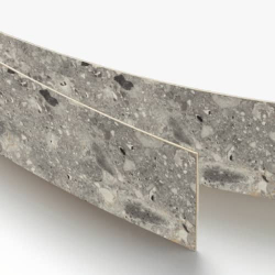 Egger Laminate Benchtop Edge Strip Grey Triestino Terrazzo