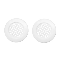 Round Plastic Cupboard Vent 40mm White