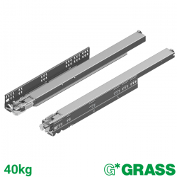 250mm Grass Dynapro 40kg Undermount Soft Close Drawer Slide