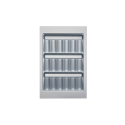 Spice Tray Insert Grey Gloss suits Drawer 400mm