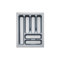 Cutlery Tray Insert Grey Gloss suits Drawer 450mm