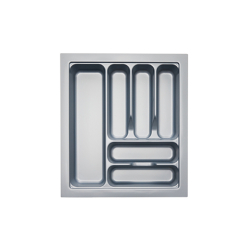 Cutlery Tray Insert Grey Gloss suits Drawer 500mm