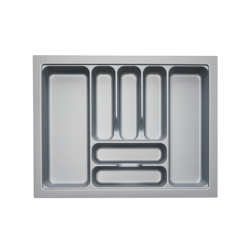 Cutlery Tray Insert Grey Gloss suits Drawer 700mm