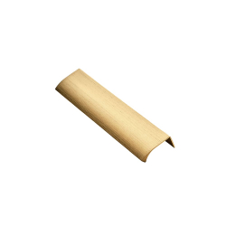 Furnipart Edge Straight 200mm Brushed Brass Cabinet Handle
