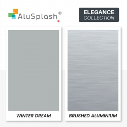 AluSplash Winter Dream & Brushed Aluminium