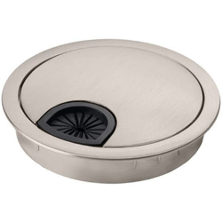 80mm Cable Grommet Insert Brushed Stainless