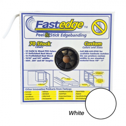Fastcap FastEdge PVC Peel & Stick Edging White