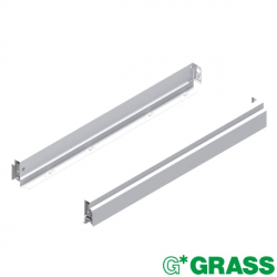 Grass Nova Pro Scala Metal Drawer Sides 63mm High Ice