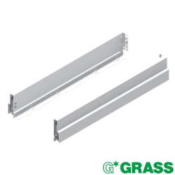 Grass Nova Pro Scala Metal Drawer Sides 90mm High Ice