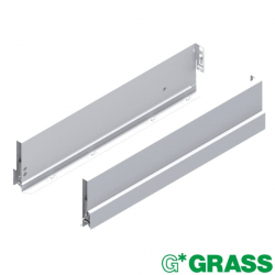 Grass Nova Pro Scala Metal Drawer Sides 122mm High Ice