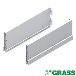 Grass Nova Pro Scala Metal Drawer Sides 186mm High Ice