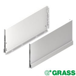 Grass Nova Pro Scala Metal Drawer Sides 250mm High Ice