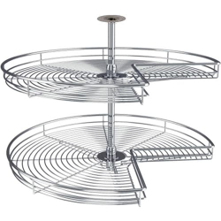 Corner Chrome Lazy Susan 900mm
