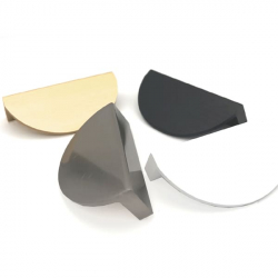 Krome Half Moon Cabinet Handle Range