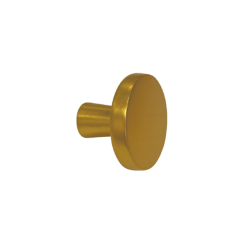 Krome Knob 32mm Brushed Brass Cabinet Knob